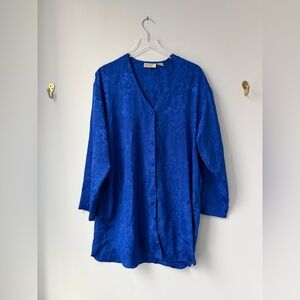 Vintage cobalt Victoria’s Secret nightgown